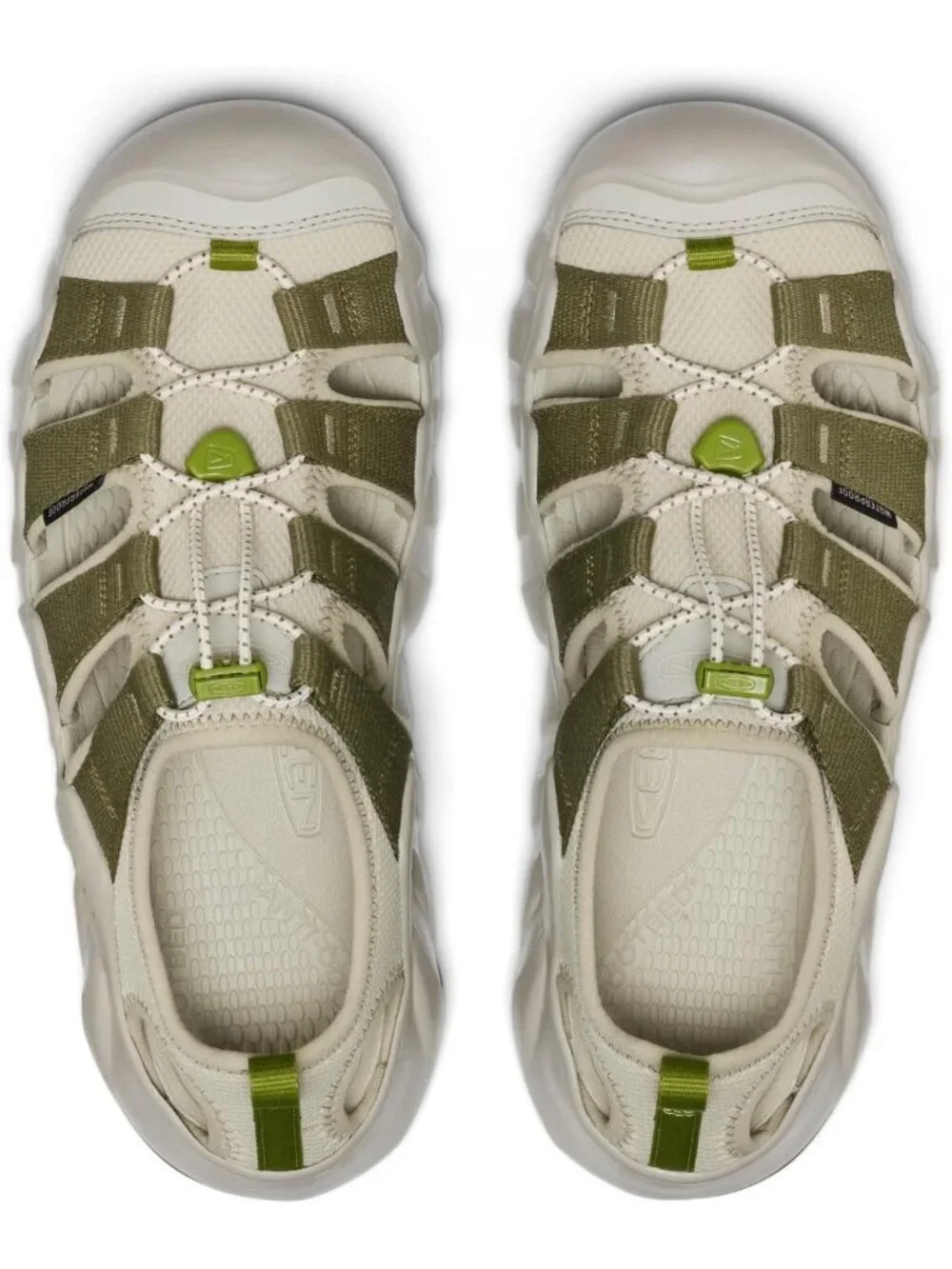 Men's Green Hyper port Closed Toe Breathable Easy On Comfortable Sandal Shoes
